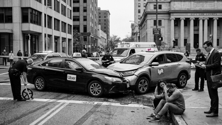 uber lyft collisions