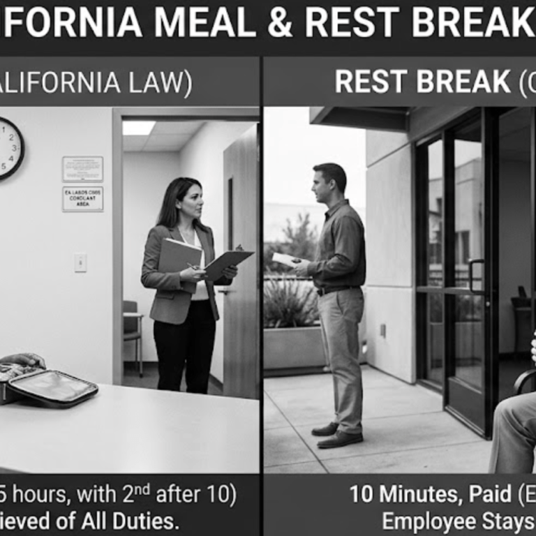 meal rest break law