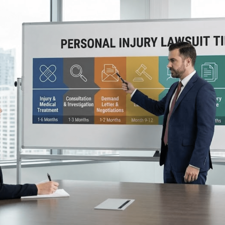 personal injury lawsuit timeline