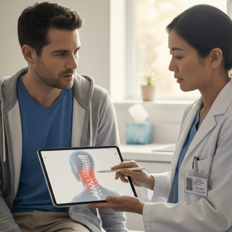 speaking to your doctor after an accident